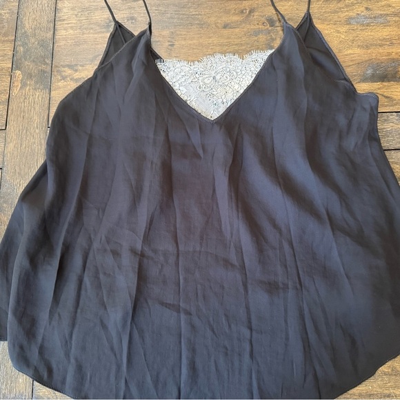 Free People Intimately Black Camisole with Lace Bandeau NWT - Picture 3 of 5